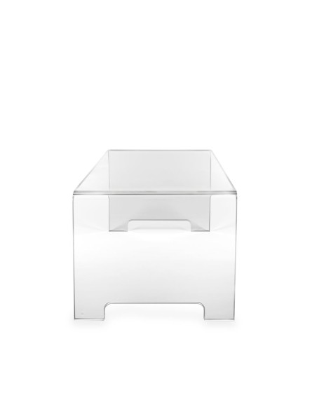 iPLEX Design - Emilio Tavolino Trasparente in plexiglass - 81x36x40 cm