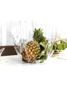 iPLEX Design - ""DRAPPEGGI Vaso DAISY"" Trasparente - 45x29x45 cm 2