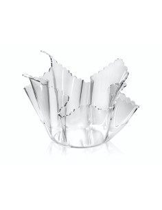 iPLEX Design - ""DRAPPEGGI Vaso DAISY"" Trasparente - 45x29x45 cm