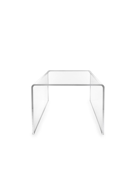 iPLEX Design - Sisto Tavolino Trasparente in plexiglass - 80x32x39 cm
