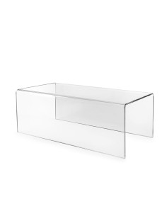 iPLEX Design - Sisto Tavolino Trasparente in plexiglass - 80x32x39 cm