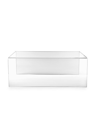 iPLEX Design - Sisto Tavolino Trasparente in plexiglass - 80x32x39 cm