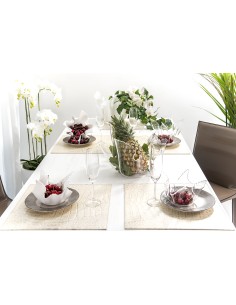 iPLEX Design - ""DRAPPEGGI Vaso DAISY"" bianco - 45x29x45 cm 2