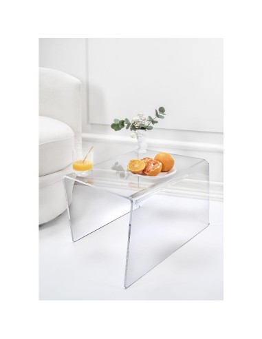 iPLEX Design - Alari Tavolino Reverse Trasparente in plexiglass - 57x37x30h cm