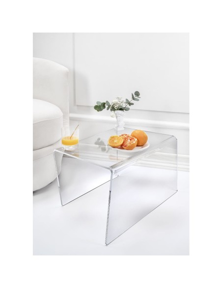 iPLEX Design - Alari Tavolino Reverse Trasparente in plexiglass - 57x37x30h cm