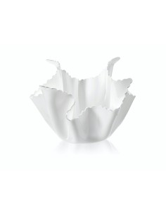 iPLEX Design - ""DRAPPEGGI Vaso DAISY"" bianco - 45x29x45 cm