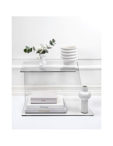 iPLEX Design - Alari Tavolino Reverse Trasparente in plexiglass - 57x37x30h cm