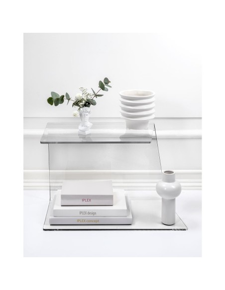 iPLEX Design - Alari Tavolino Reverse Trasparente in plexiglass - 57x37x30h cm
