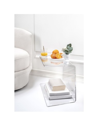 iPLEX Design - Alari Tavolino Reverse Trasparente in plexiglass - 57x37x30h cm