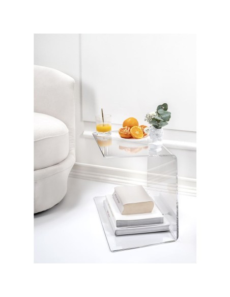 iPLEX Design - Alari Tavolino Reverse Trasparente in plexiglass - 57x37x30h cm