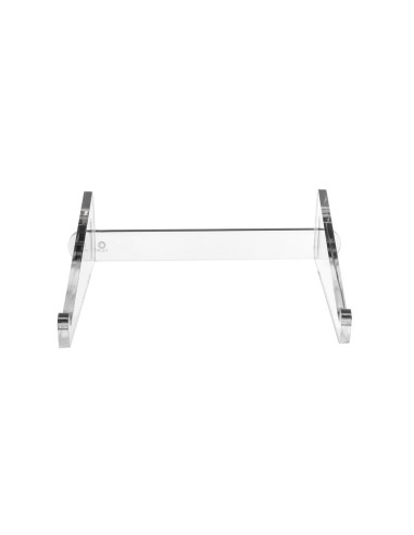 iPLEX Design - System Supporto Laptop in plexiglass - Trasparente - 26x7,5x26 cm
