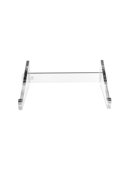 iPLEX Design - System Supporto Laptop in plexiglass - Trasparente - 26x7,5x26 cm
