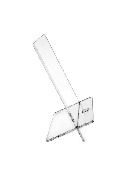 iPLEX Design - System Porta Tablet in plexiglass - Trasparente - 17x18,5x13 cm
