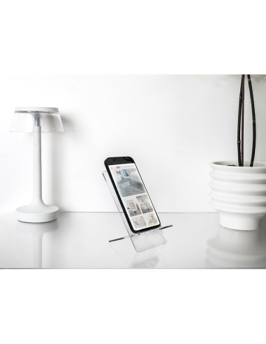 iPLEX Design - System Porta Smartphone in plexiglass - Trasparente - 9x12x15 cm