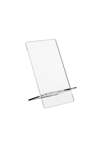 iPLEX Design - System Porta Smartphone in plexiglass - Trasparente - 9x12x15 cm