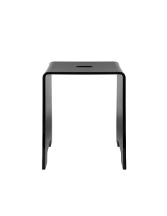 iPLEX Design - Calipso Sgabello Nero in plexiglass - 35,5x45x25 cm 2
