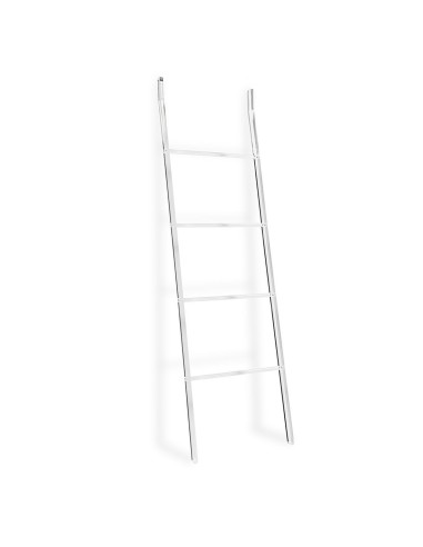 iPLEX Design - Scaletta porta asciugamani ""PENROSE"" Grande - Trasparente - 40x142x3 cm