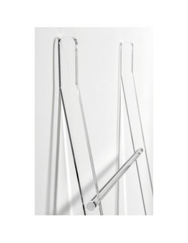iPLEX Design - Scaletta porta asciugamani ""PENROSE"" Grande - Trasparente - 40x142x3 cm