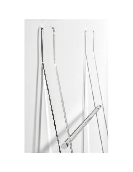 iPLEX Design - Scaletta porta asciugamani ""PENROSE"" Grande - Trasparente - 40x142x3 cm