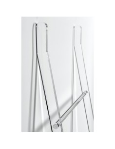 iPLEX Design - Scaletta porta asciugamani ""PENROSE"" Piccolo - Trasparente - 40x100x3 cm 2