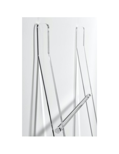 iPLEX Design - Scaletta porta asciugamani ""PENROSE"" Piccolo - Trasparente - 40x100x3 cm