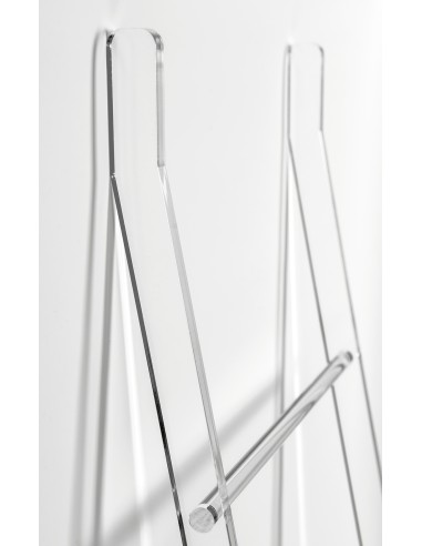 iPLEX Design - Scaletta porta asciugamani ""PENROSE"" Piccolo - Trasparente - 40x100x3 cm
