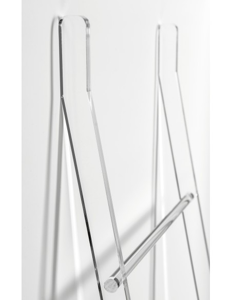 iPLEX Design - Scaletta porta asciugamani ""PENROSE"" Piccolo - Trasparente - 40x100x3 cm