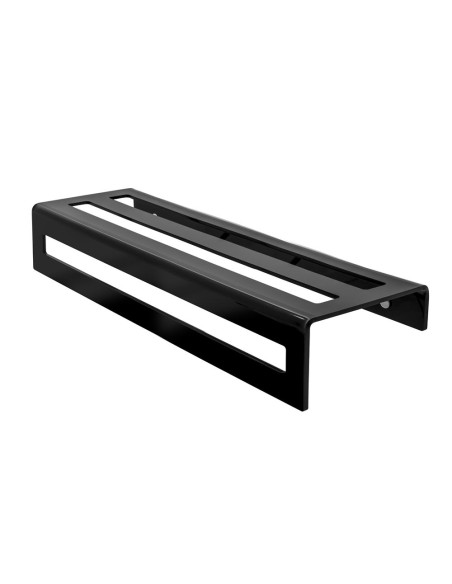 iPLEX Design - Calipso Portasciugamani L.600 Nero in plexiglass - 60x10x16 cm