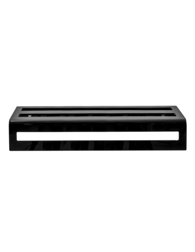 iPLEX Design - Calipso Portasciugamani L.600 Nero in plexiglass - 60x10x16 cm