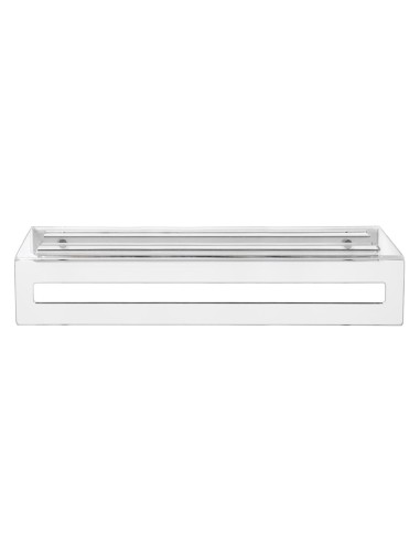 iPLEX Design - Calipso Portasciugamani L.600 Trasparente in plexiglass - 60x10x16 cm