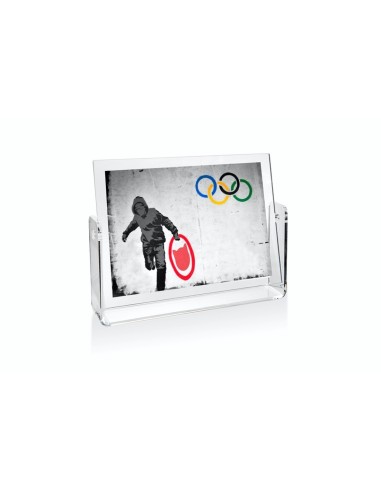 iPLEX Design - ""OLIVIERO""Portafoto Trasparente - 19x15x5 cm