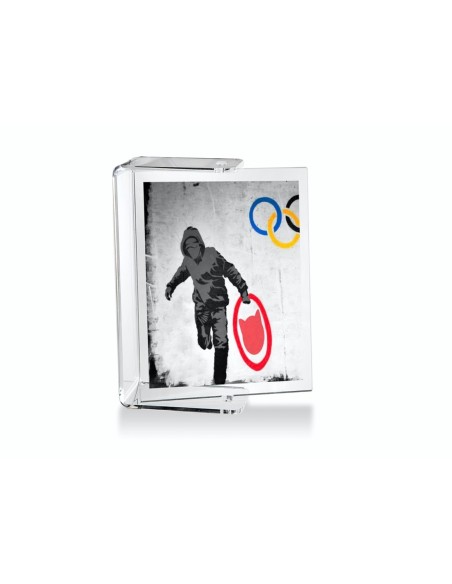 iPLEX Design - ""OLIVIERO"" Portafoto Trasparente - 16x12x5 cm