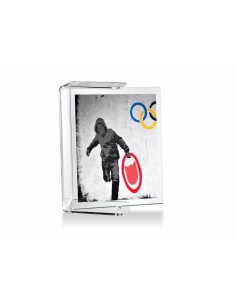 iPLEX Design - ""OLIVIERO"" Portafoto Trasparente - 16x12x5 cm