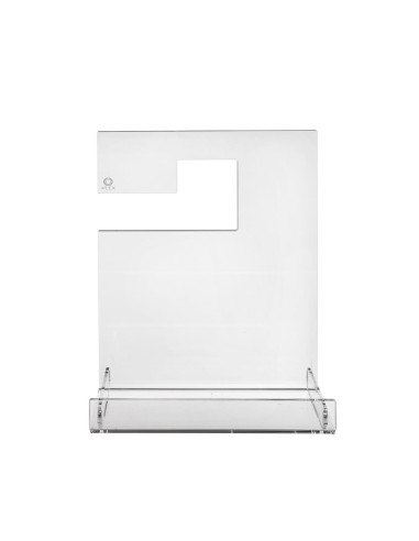 iPLEX Design - Calipso Mensola Doccia Gruccia Trasparente in plexiglass - 24x31,5x10 cm