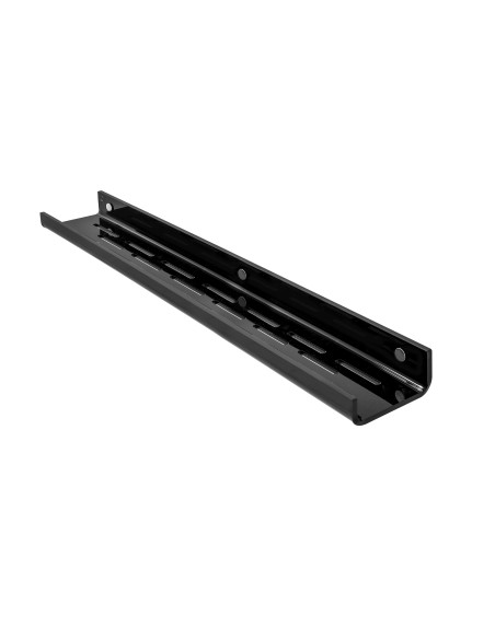 iPLEX Design - Calipso Mensola Doccia L.600 Nero in plexiglass - 60x4,5x8,5 cm