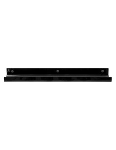 iPLEX Design - Calipso Mensola Doccia L.600 Nero in plexiglass - 60x4,5x8,5 cm