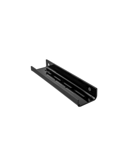 iPLEX Design - Calipso Mensola Doccia L.370 Nero in plexiglass - 37x4,5x8,5 cm