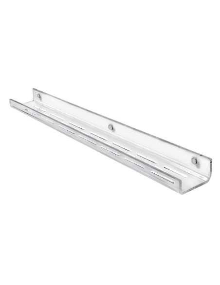 iPLEX Design - Calipso Mensola Doccia L.600 Trasparente in plexiglass - 60x4,5x8,5 cm