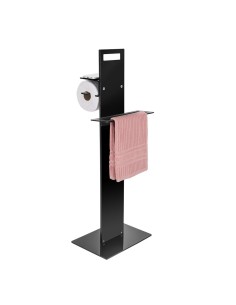 iPLEX Design - Calipso Piantana Nero in plexiglass - 31x86x23 cm 2