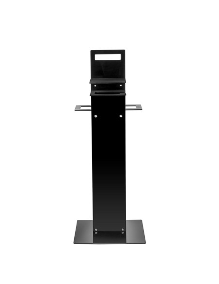iPLEX Design - Calipso Piantana Nero in plexiglass - 31x86x23 cm