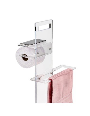 iPLEX Design - Calipso Piantana Trasparente in plexiglass - 31x86x23 cm