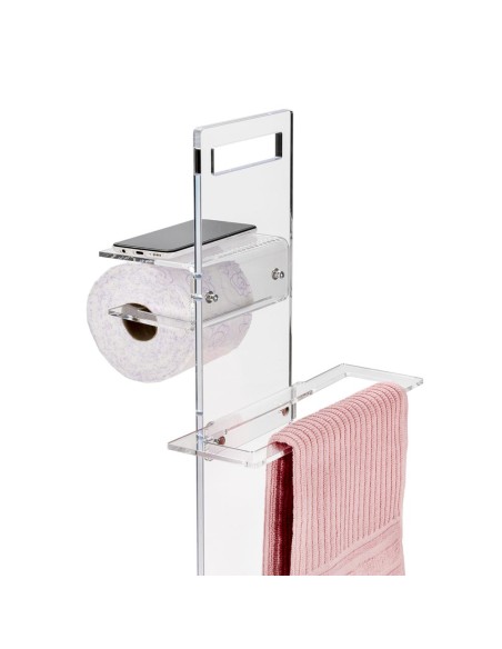 iPLEX Design - Calipso Piantana Trasparente in plexiglass - 31x86x23 cm