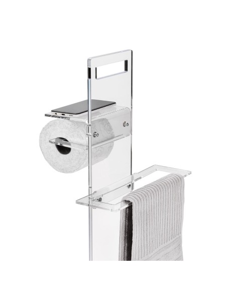 iPLEX Design - Calipso Piantana Trasparente in plexiglass - 31x86x23 cm