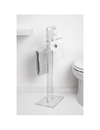 iPLEX Design - Calipso Piantana Trasparente in plexiglass - 31x86x23 cm