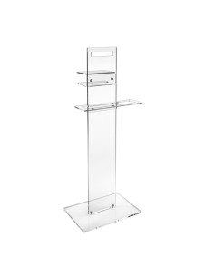 iPLEX Design - Calipso Piantana Trasparente in plexiglass - 31x86x23 cm