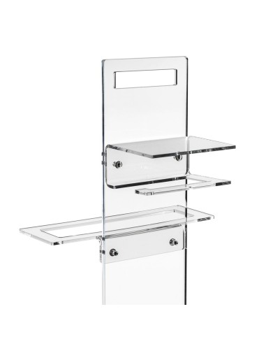 iPLEX Design - Calipso Piantana Trasparente in plexiglass - 31x86x23 cm