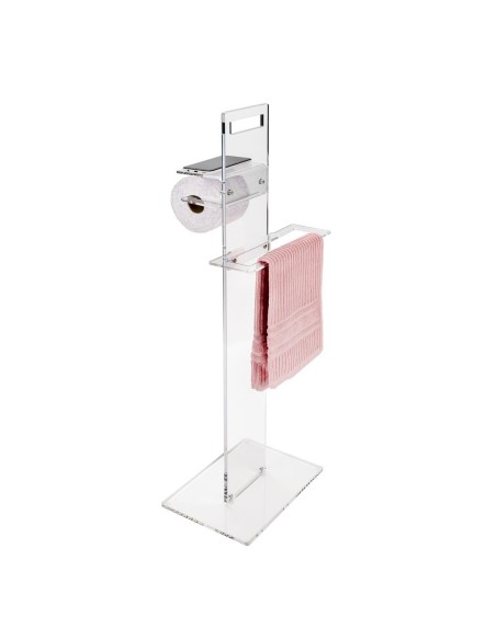 iPLEX Design - Calipso Piantana Trasparente in plexiglass - 31x86x23 cm