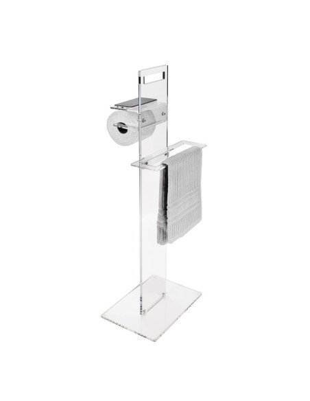 iPLEX Design - Calipso Piantana Trasparente in plexiglass - 31x86x23 cm