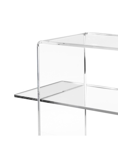 iPLEX Design - Dyno Tavolino Trasparente in plexiglass - 55x60x31,5 cm