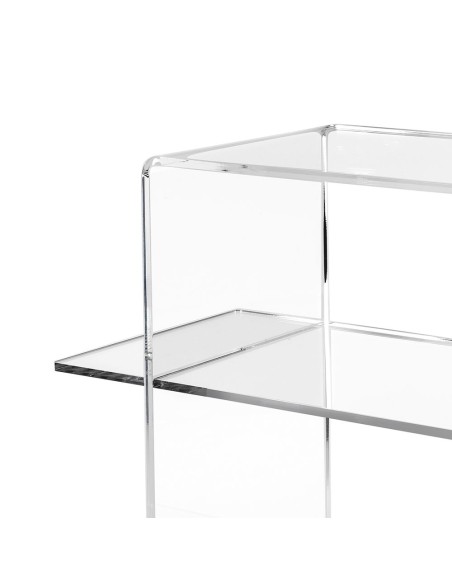 iPLEX Design - Dyno Tavolino Trasparente in plexiglass - 55x60x31,5 cm